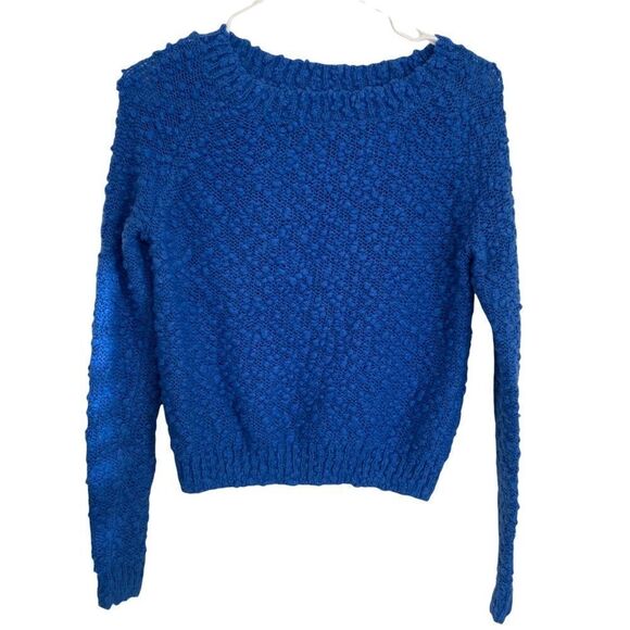 Divided H&M Blue Long Sleeve Sweater Sz 4 - Picture 1 of 7